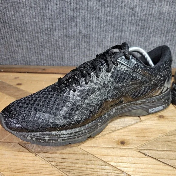 Asics Gel Noosa Tri 11 Mens Size 10.5 Triple Black T626Q Running‎ Athletic Shoes